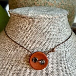 Grunge Button Choker